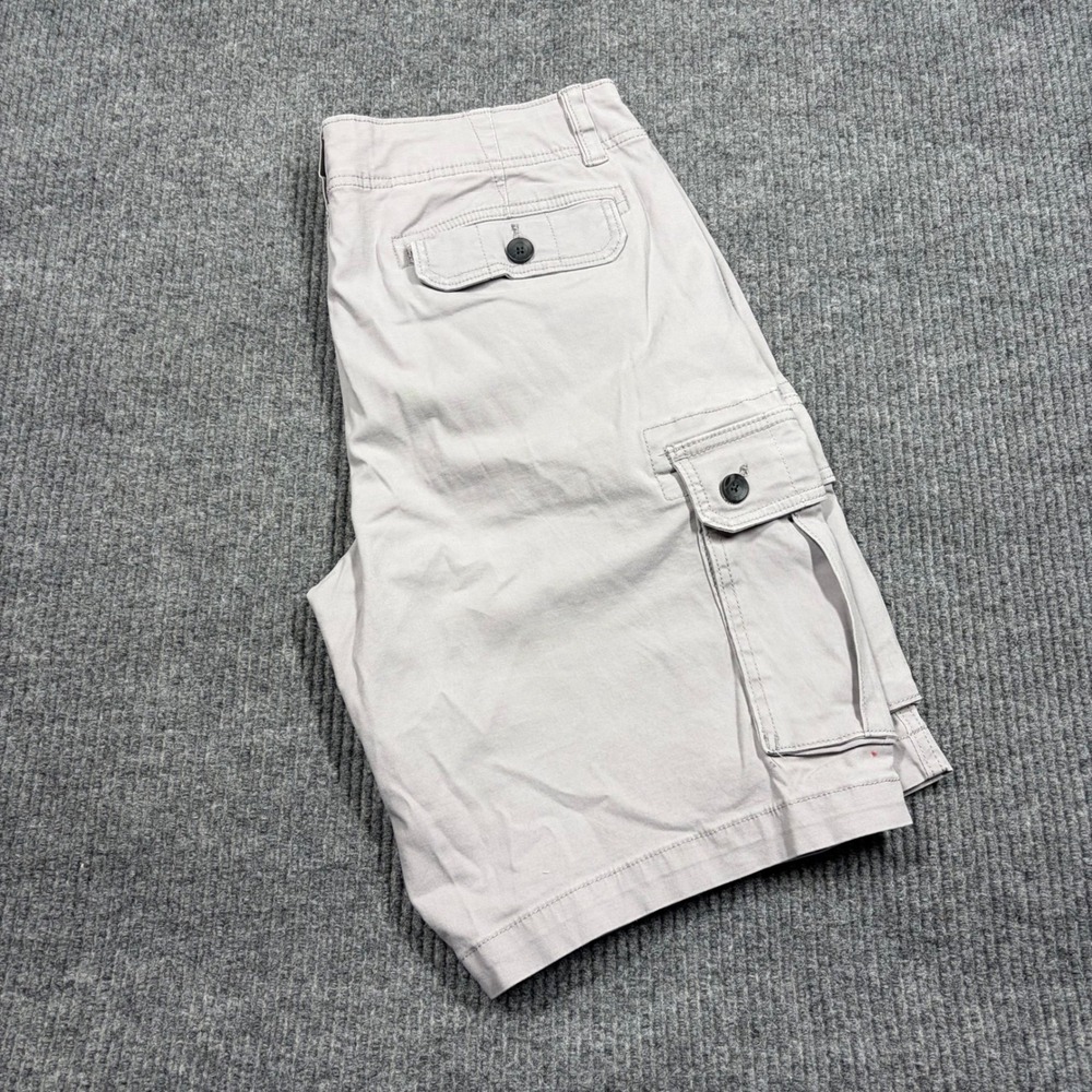 Vintage Urban Pipeline Shorts Mens 36 SuperFlex Cargo Gray Skater Y2K Streetwear